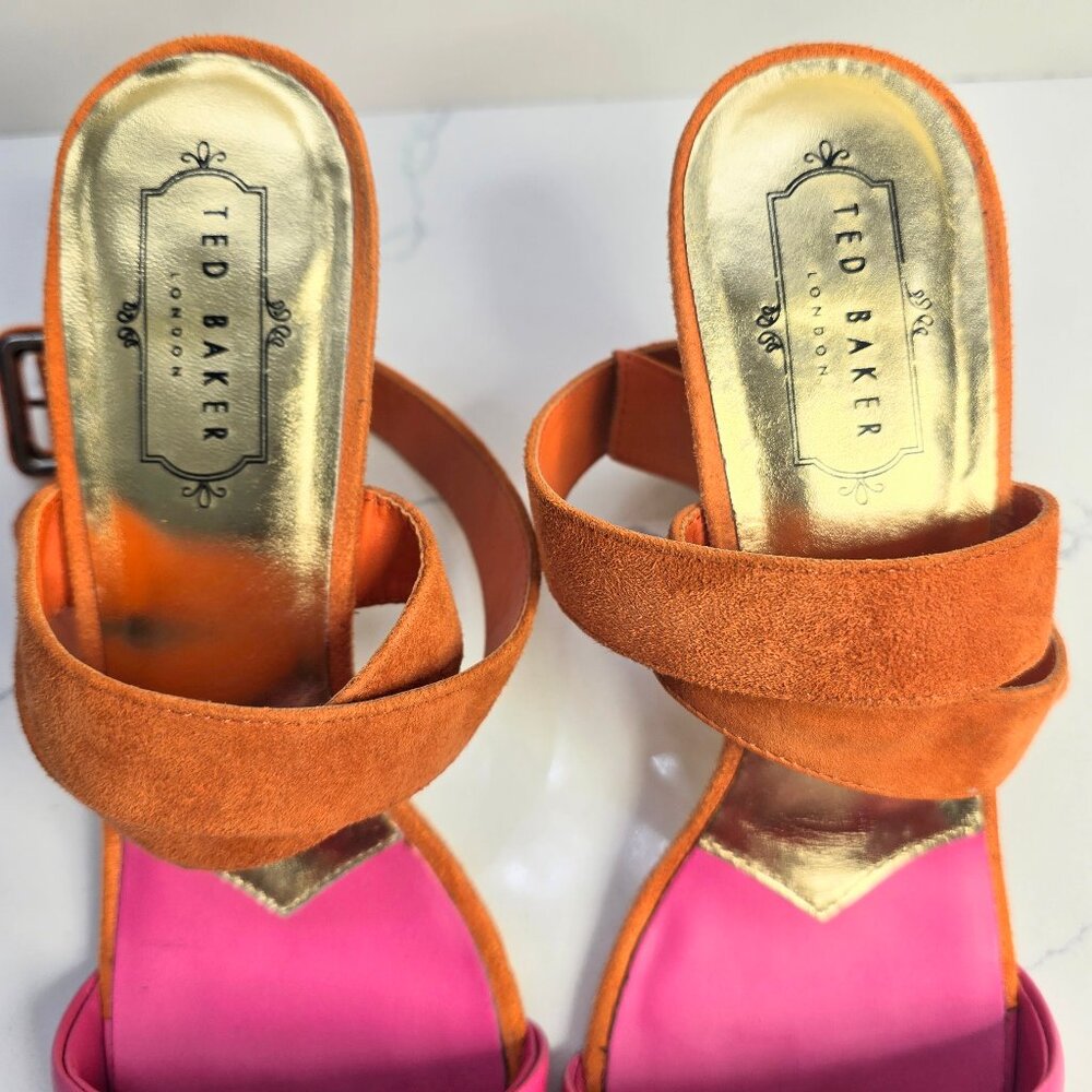 TED BAKER Jolea Colorblock Heels - Size 9 - Picture 5 of 10